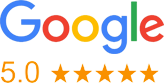 Google Reviews 5.0 Rating badge